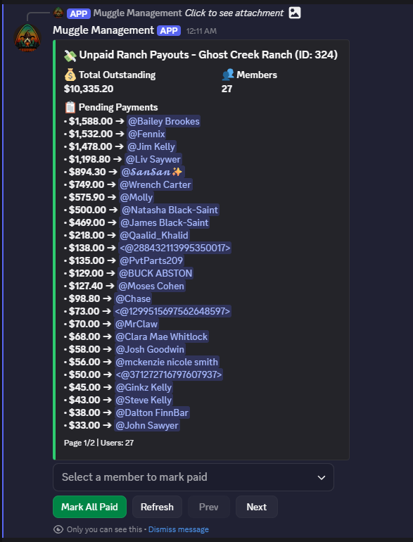 Payout Manager